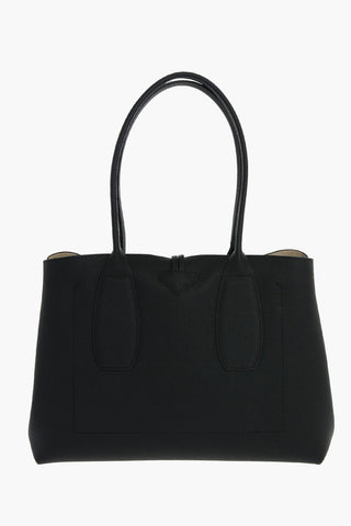 Coated Leather ROSEAU Double Handle Bag