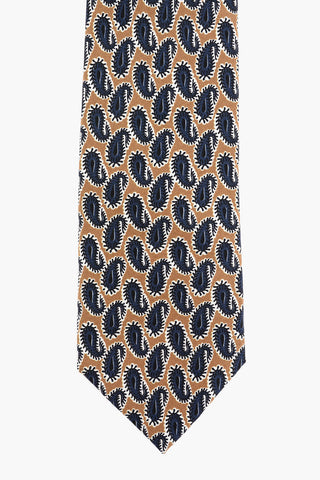 paisley printed Silk Scarf