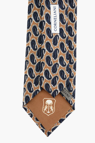 paisley printed Silk Scarf