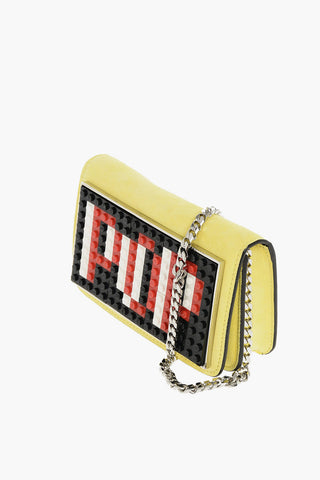 Mini Bag  a Tracolla POP in Suede Con Decorazione LEGO