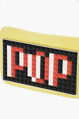 Mini Bag  a Tracolla POP in Suede Con Decorazione LEGO