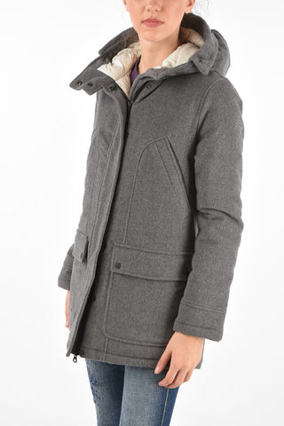 Virgin Wool Long-Line GLYNNE Down Jacket
