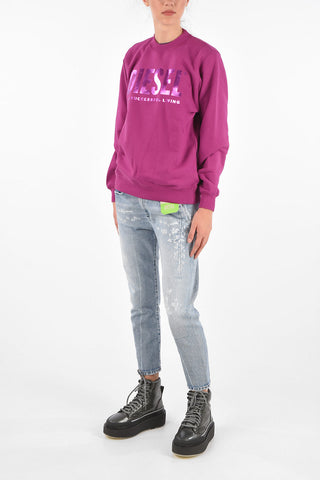 Printed F-ANG Crewneck Sweatshirt