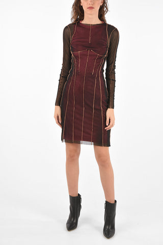 D-VINA Dress with visible stitching