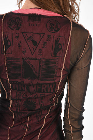 D-VINA Dress with visible stitching