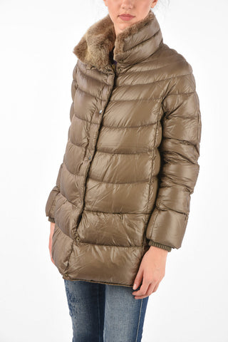 Rabbit Fur Collar DEIDRE Down Jacket