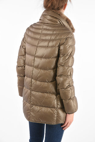 Rabbit Fur Collar DEIDRE Down Jacket