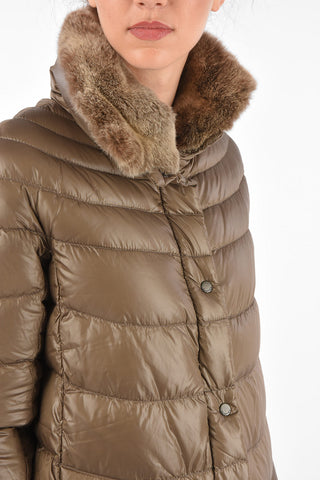 Rabbit Fur Collar DEIDRE Down Jacket