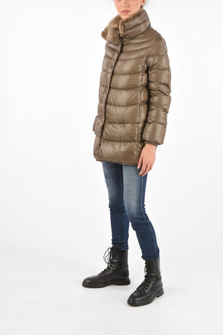 Rabbit Fur Collar DEIDRE Down Jacket