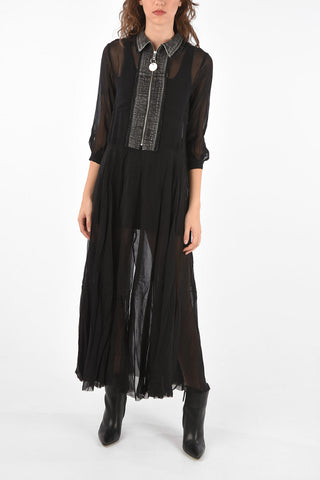 Vestito D-RAHAN-A con zip frontale