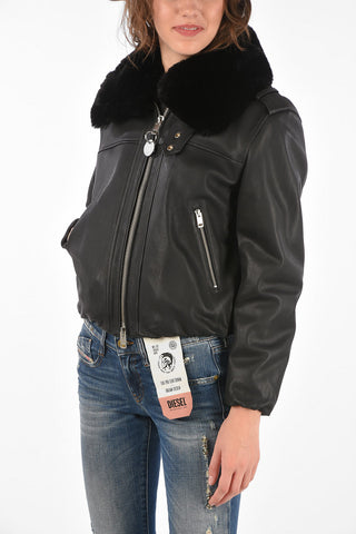 Leather L-LIV jacket 