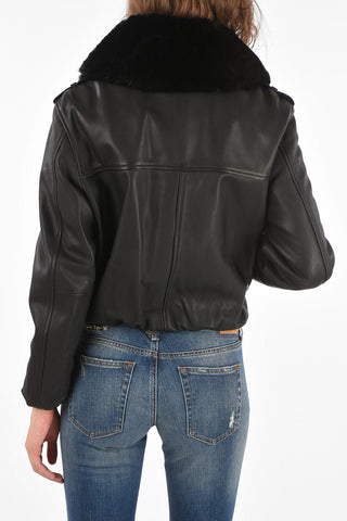 Leather L-LIV jacket 