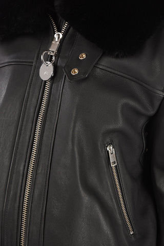 Leather L-LIV jacket 