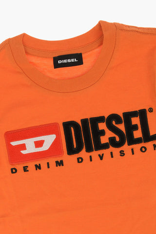 embroidered TJUSTDIVISION t-shirt