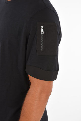 Loose Fit T-Shirt with Sleeve Pocket