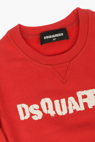 Crew-neck Sweatshirt with Logo-print
