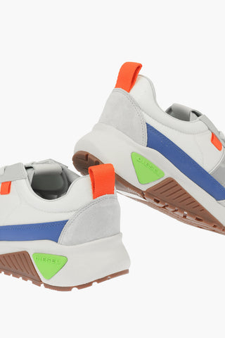 Sneakers S-KB LOW RUN in Pelle e Tessuto