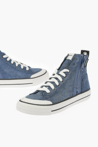 Denim S-ASTICO MID ZIP High Sneakers