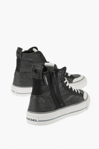 Denim S-ASTICO MID ZIP W High Sneakers