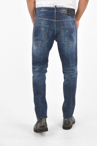 Jewel Application SKATER Skinny Fit Jeans 18 Cm