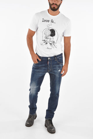 Jewel Application SKATER Skinny Fit Jeans 18 Cm
