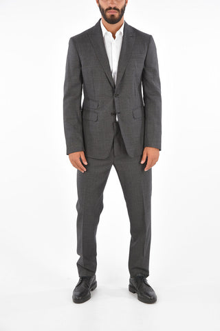 Virgin Wool Notch Lapel Suit