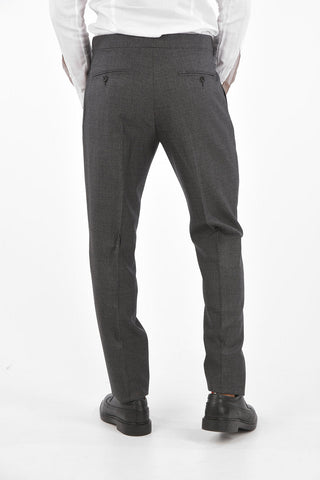 Virgin Wool Notch Lapel Suit