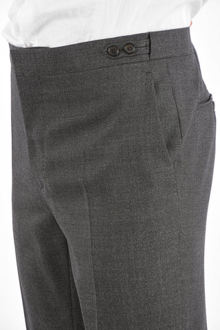 Virgin Wool Notch Lapel Suit