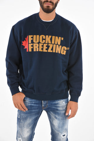 ICON Printed COLLEGE FIT Crew-Neck Sweatshirt