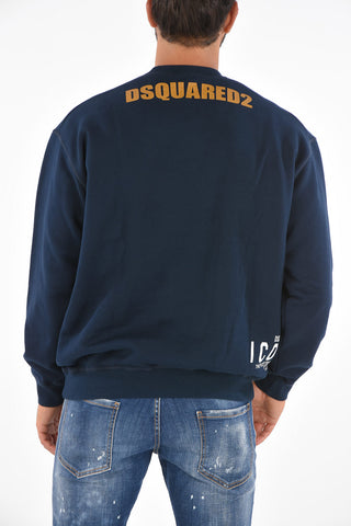 ICON Printed COLLEGE FIT Crew-Neck Sweatshirt