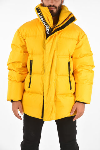 BORN TO BE A FIGHTER Removable Hood CANADIAN HERITAGE Down Jacket