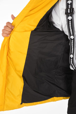 BORN TO BE A FIGHTER Removable Hood CANADIAN HERITAGE Down Jacket