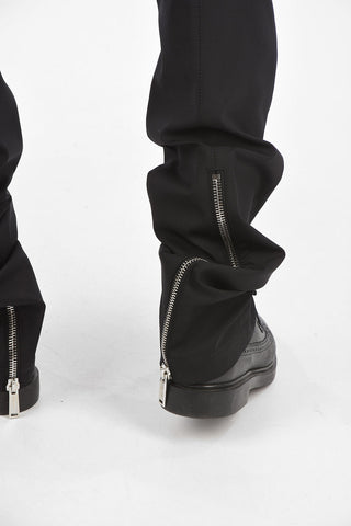 Side Zipped  Drop Crotch Pants