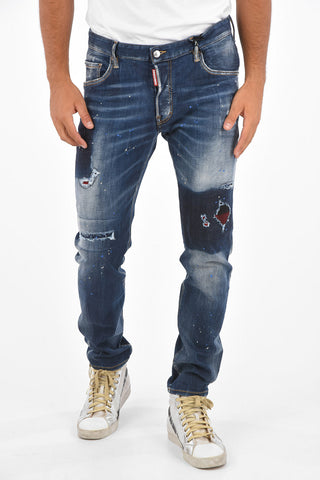 Distressed SKATER Slim Fit Jeans 17 Cm