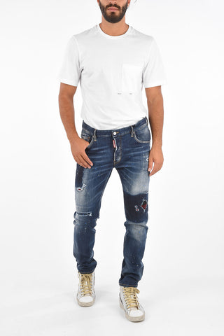 Distressed SKATER Slim Fit Jeans 17 Cm