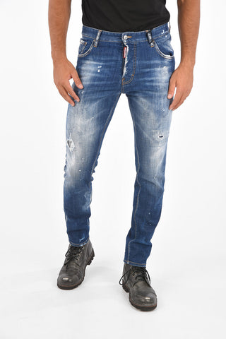 Distressed SEXY MERCURY Slim Fit Jeans 16 Cm