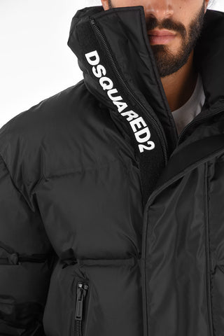 BORN TO BE A FIGHTER Removable Hood CANADIAN HERITAGE Down Jacket