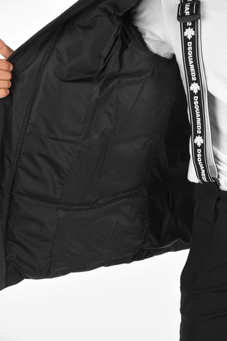BORN TO BE A FIGHTER Removable Hood CANADIAN HERITAGE Down Jacket