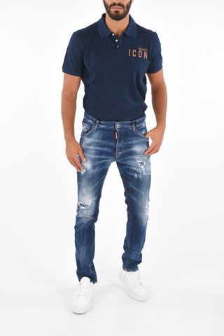 Distressed SEXY MERCURY Slim Fit Jeans 16 Cm