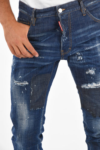 Jeans COOL GUY Distressed con Passanti 17 Cm