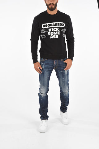 ICON Crew-Neck KICK SOME ASS Sweatshirt