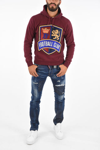 Maxi Embroidered FOOTBALL CLUB Hoodie