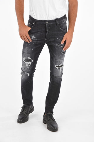 Distressed SKATER Slim Fit Jeans 16 Cm