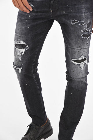Distressed SKATER Slim Fit Jeans 16 Cm