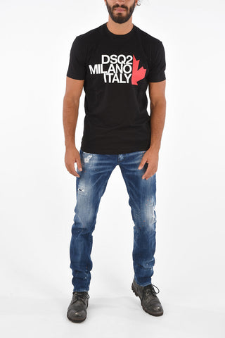 Printed COOL FIT Crew-Neck T-Shirt