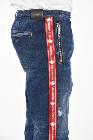 Logoed Side Band JOGGING FIT Jeans 13 Cm