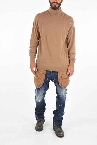 Maglia a Collo Alto in Cashmere