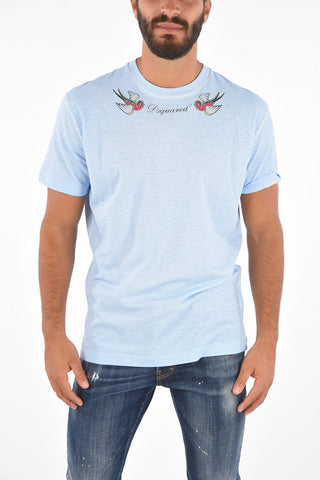 ICON Cotton THE BIRDS TATTOO Cool Fit T-Shirt
