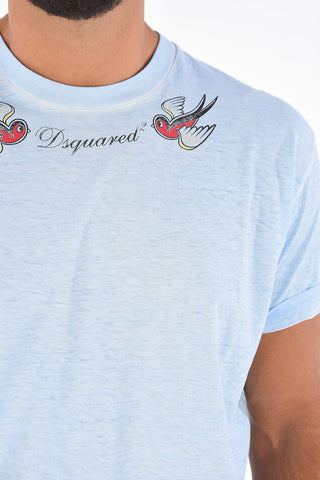 ICON Cotton THE BIRDS TATTOO Cool Fit T-Shirt