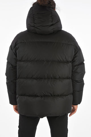 SKI Logoed Ski Down Jacket with Inner Vest